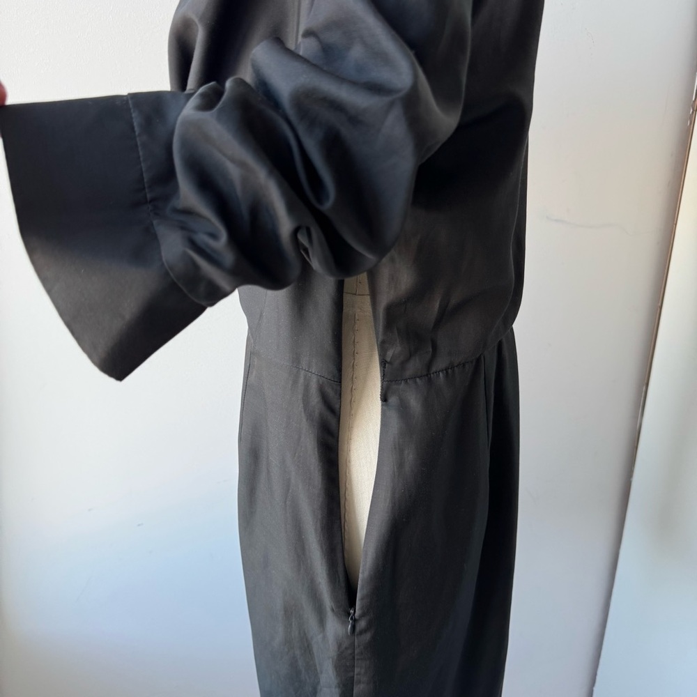 Vintage Ali Ro black Dress Rare convertible size 10 - Picture 9 of 12